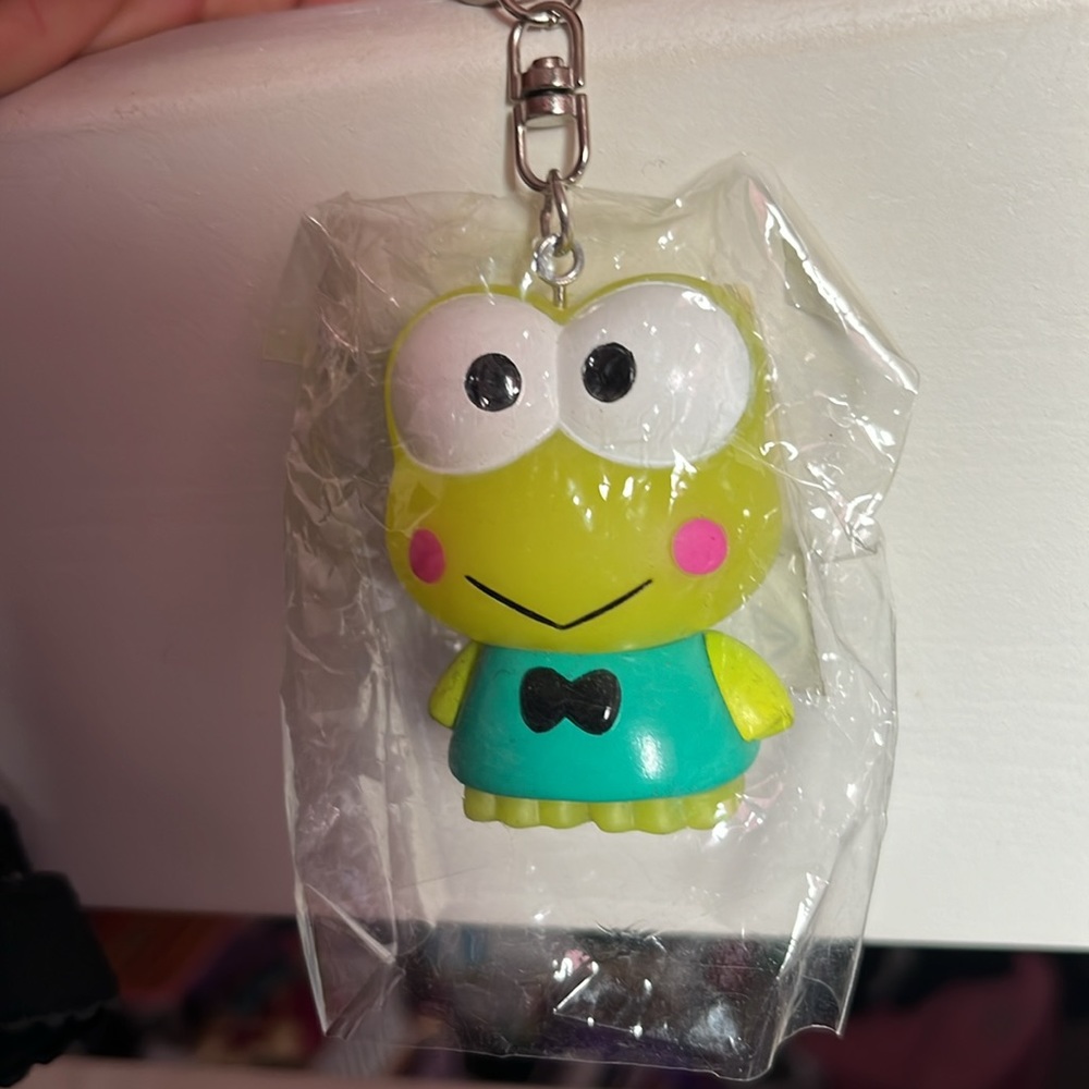 Rare Keroppi 3D Keychain. Brand New